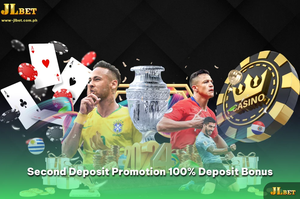 Second Deposit Promotion 100% Deposit Bonus