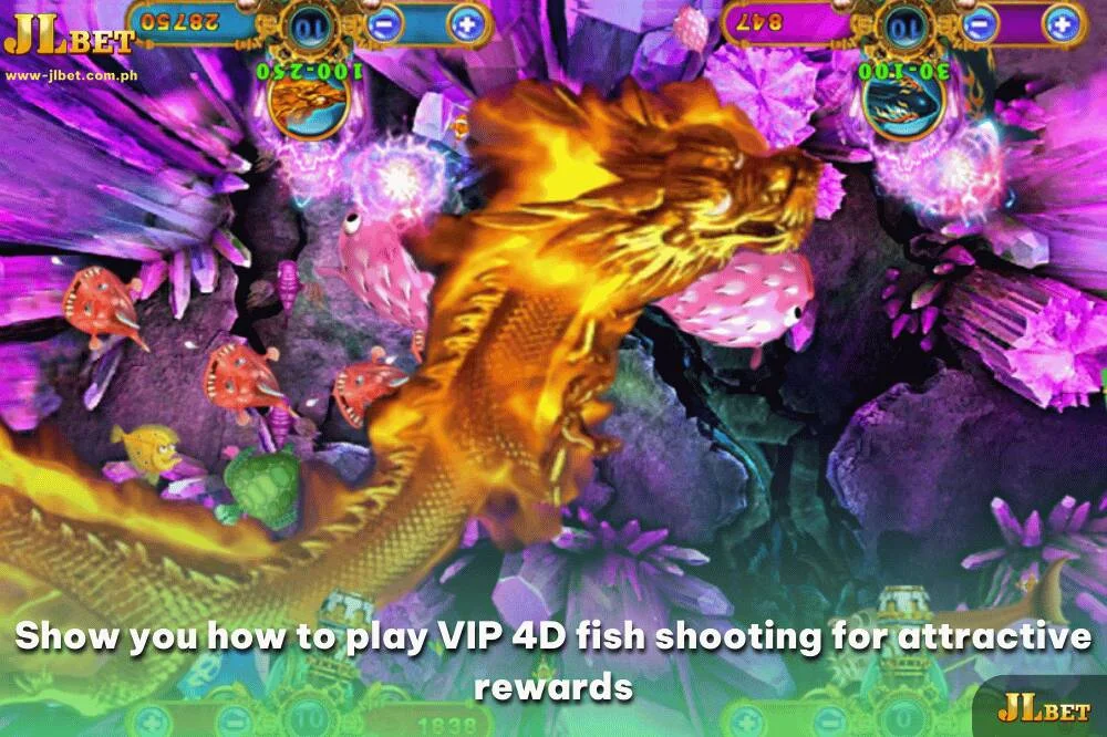 Show you how to play VIP 4D fish shooting for attractive rewards