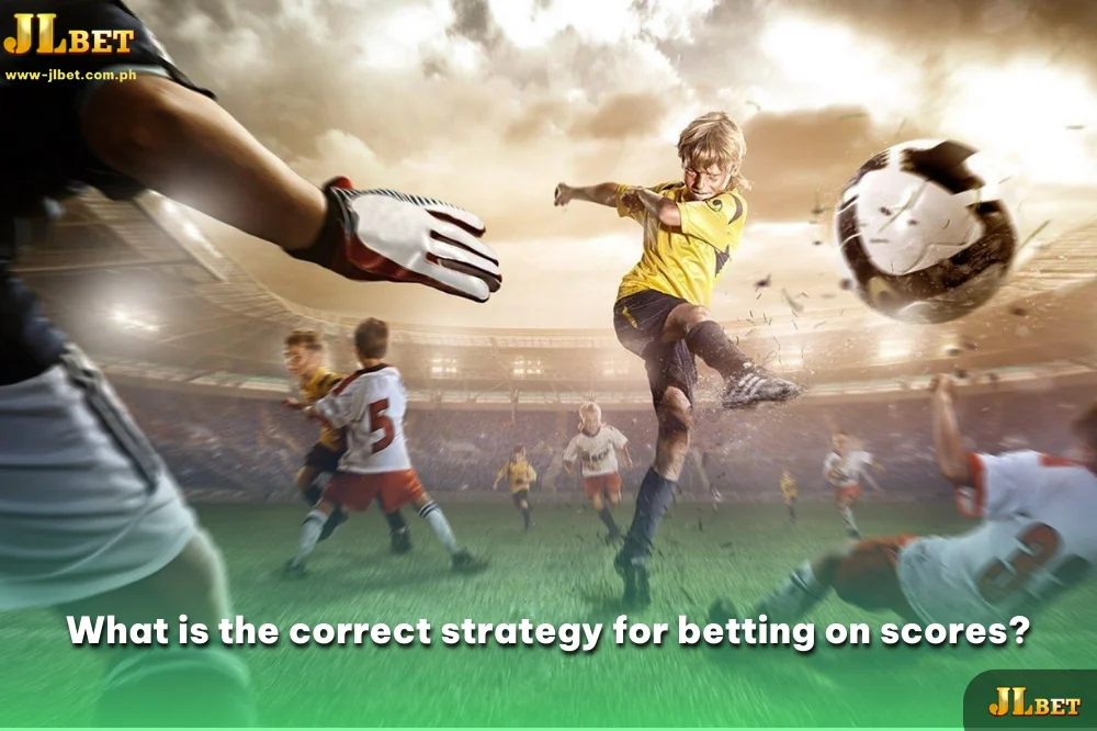 What is the correct strategy for betting on scores?